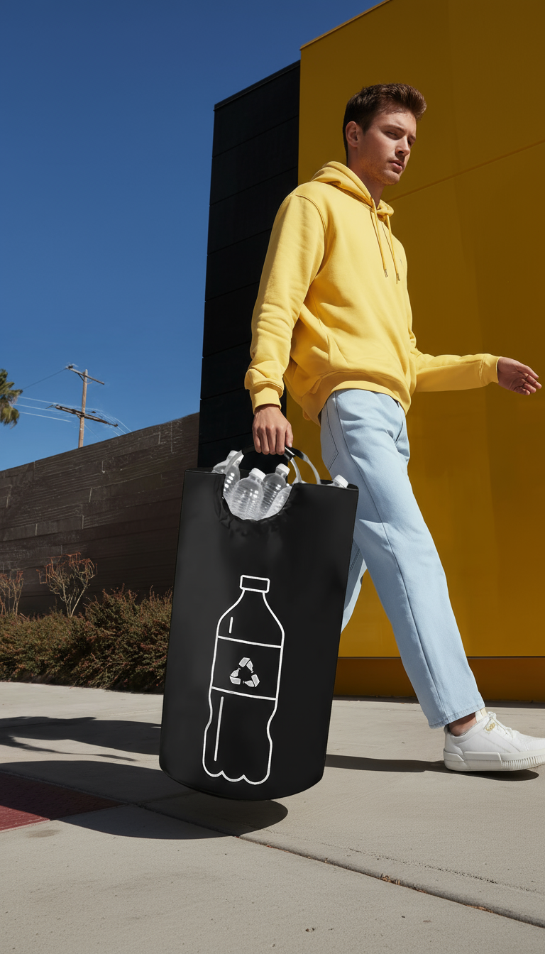 Container impermeabil pentru reciclarea sticlelor