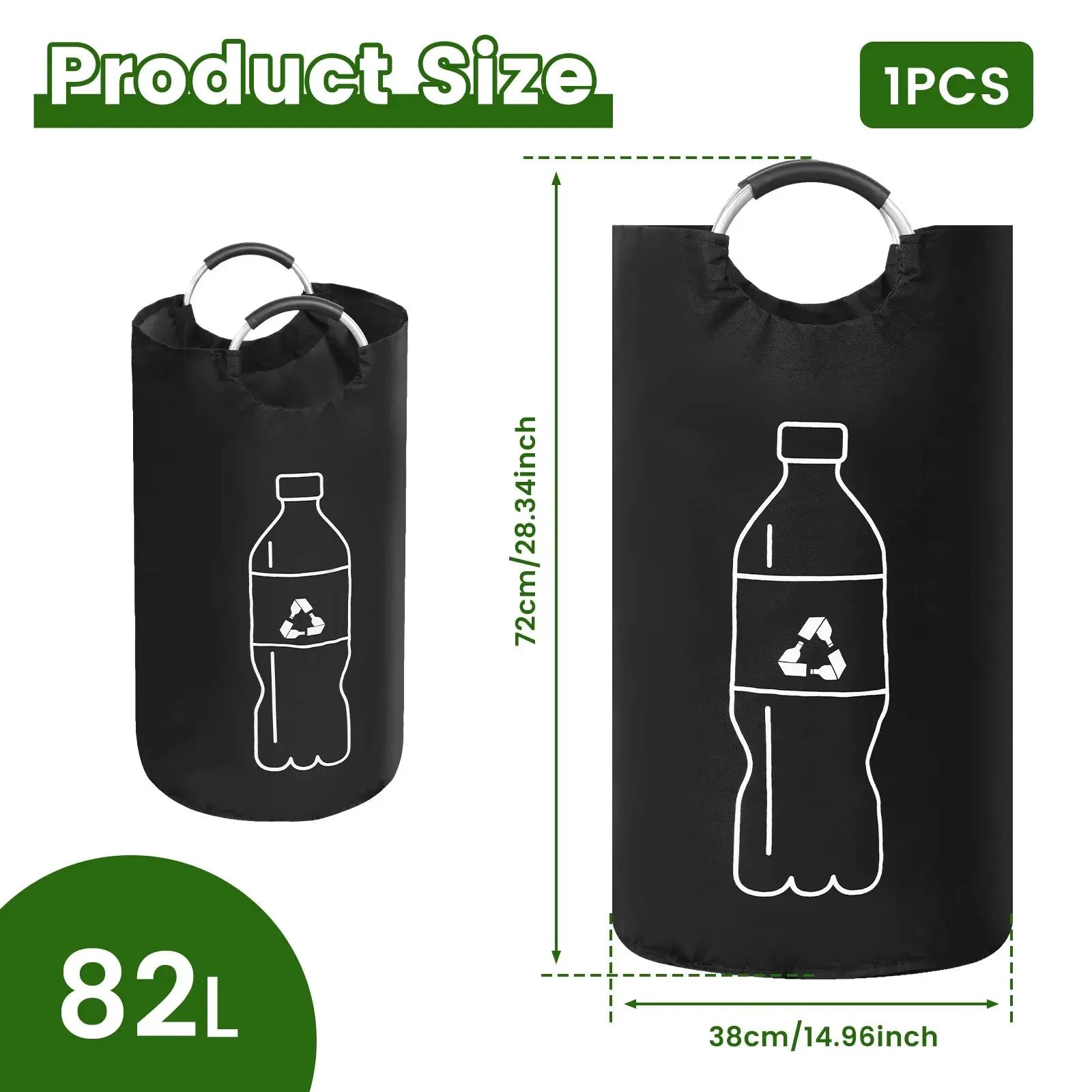 Container impermeabil pentru reciclarea sticlelor